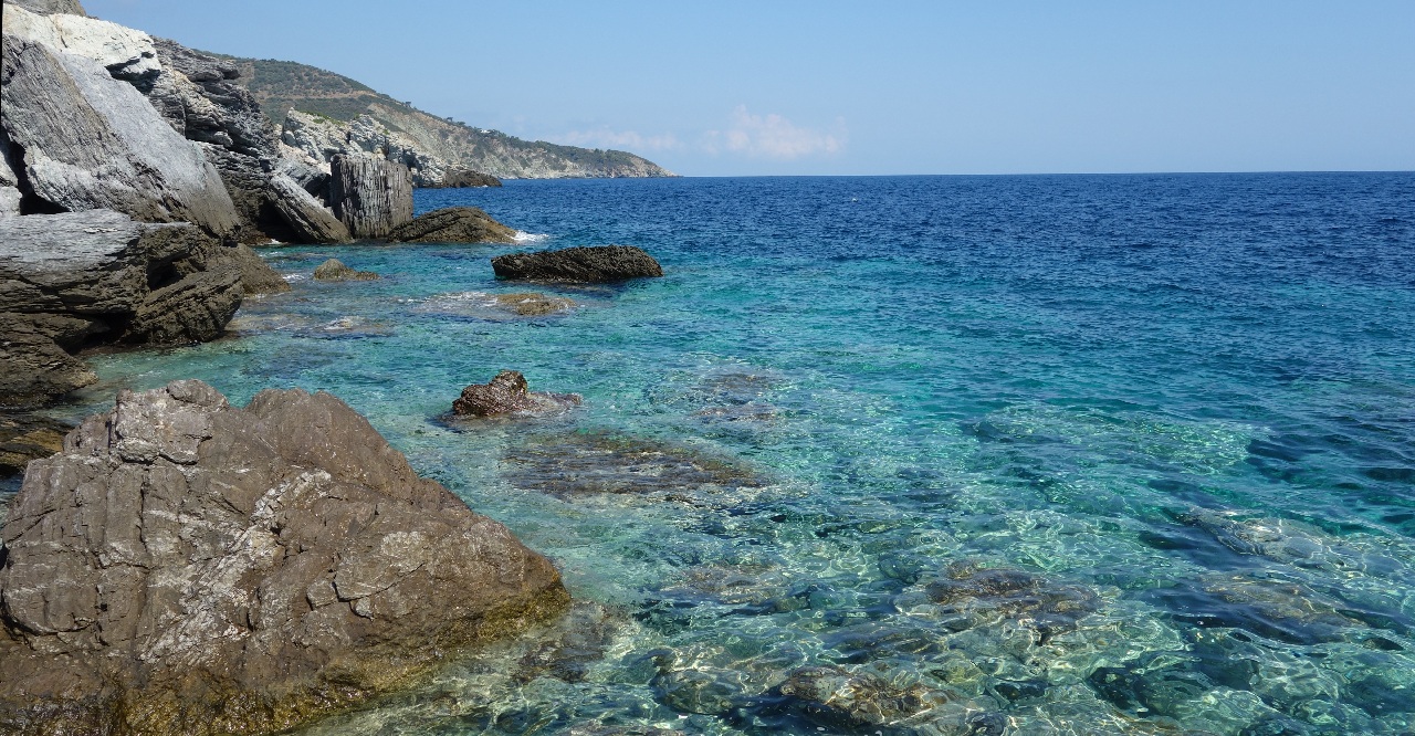 Apa cristalina a marii la Agios Ioannis