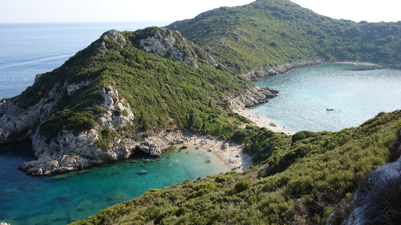 Porto Timoni, cel mai spectaculos loc din insula Corfu