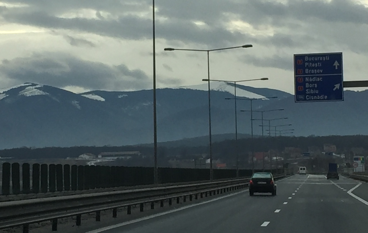 Autostrada A1, in zona Sibiului